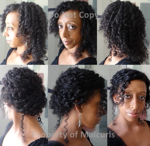 Two different styles once I took down the flexirods