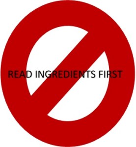 Read Ingredients first