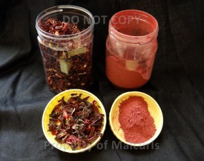 Hibiscus Petals and Powder 