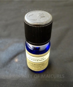 I use 7 drops Peppermint Essential Oil