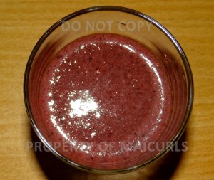 purple smoothie
