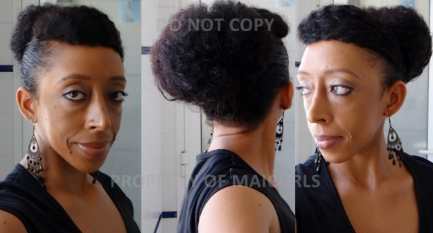 Big Bun with a Side Bang