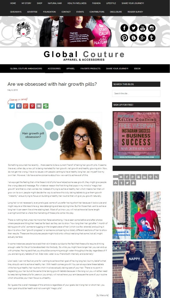 Are we obsessed with hair growth pills?