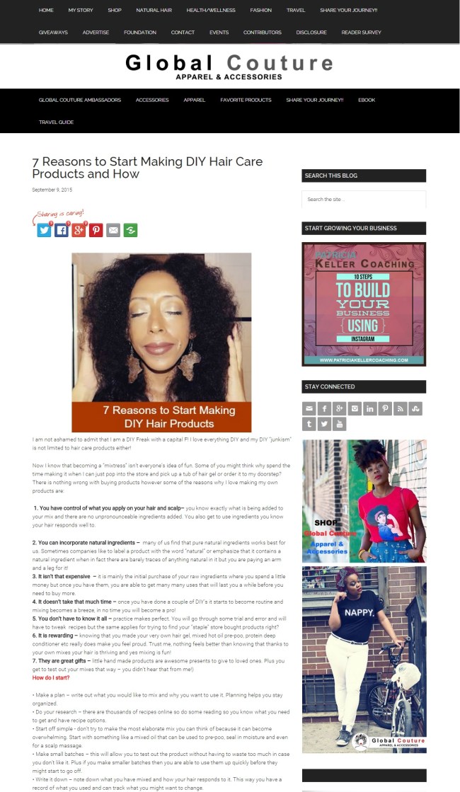 7 reasons to start making DIY Hair Care Products and How