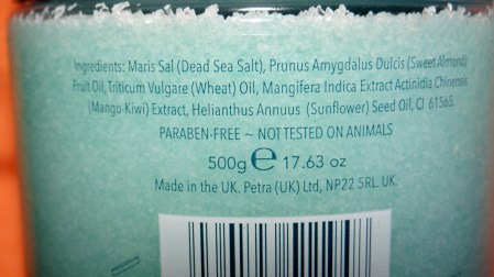 Ingredient List 